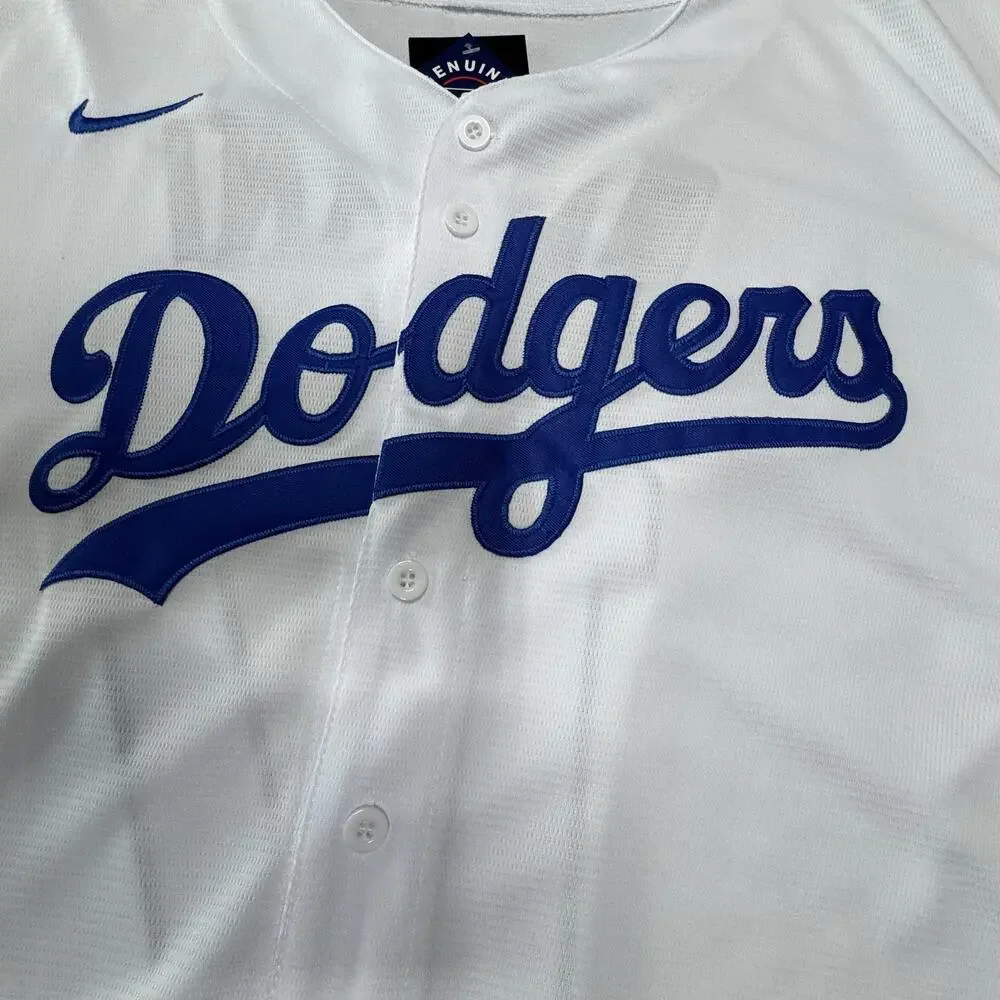 Los Angeles Dodgers Jersey Mens Large White MLB Baseball Shohei Ohtani 17 Nike